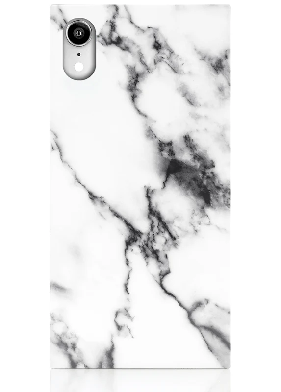 SQUARE® White Marble iPhone Case - Image 9